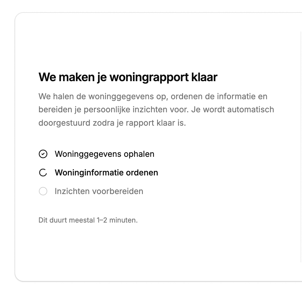 Automatische woninganalyse in Huvio